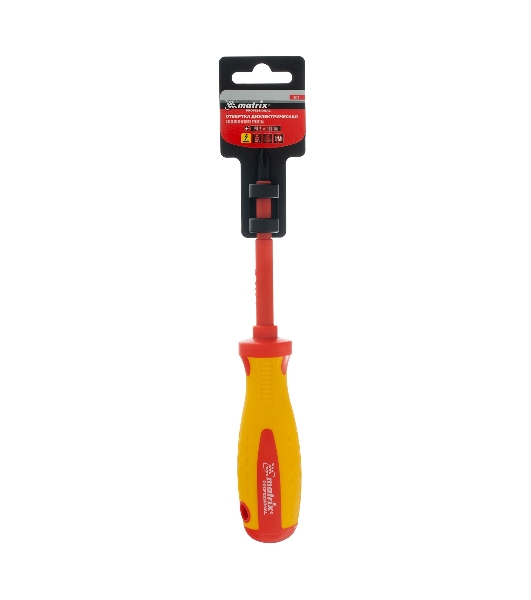Отвертка Matrix Insulated, PH2 x 100 мм, CrMo, до 1000 В, двухкомп.рукоятка
