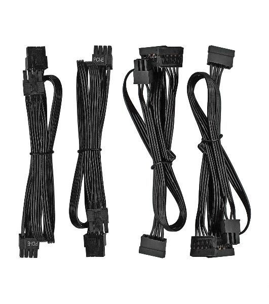 Блок питания серверный 500W ExeGate ServerPRO-500PAS (ATX, APFC, КПД 80% (80 PLUS), 12cm fan, 24pin, 2x(4+4)pin, 4xPCI-E, 6xSATA, 4xIDE, Cable Management, black)