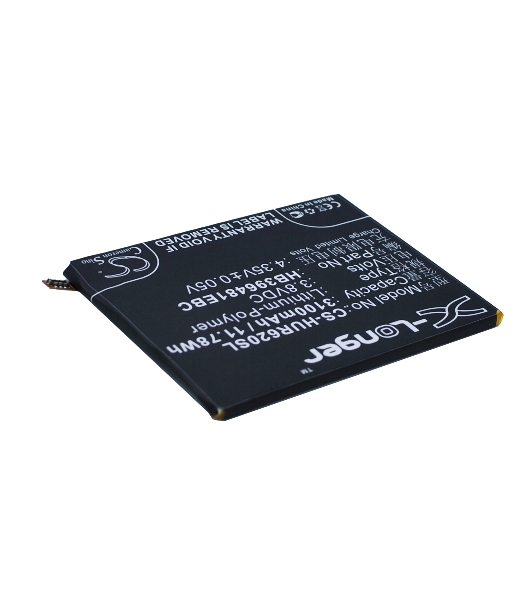 Аккумулятор CameronSino CS-HUR620SL HB396481EBC для Huawei Ascend G7 Plus3.8V, 3100mAh, 11.78Wh