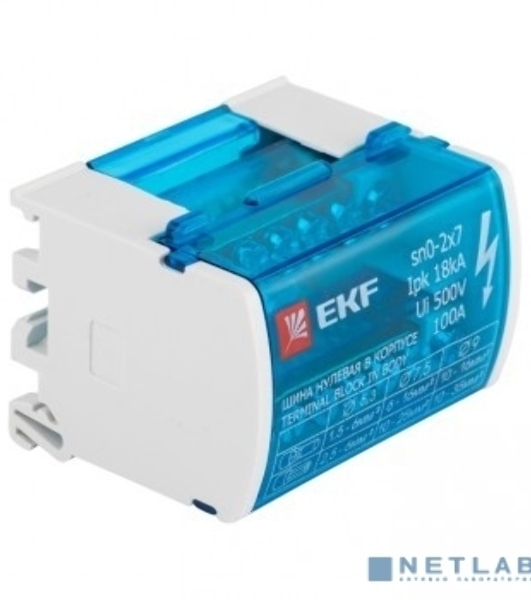 Шина нулевая в корпусе EKF sn0-2x7 (2х7) EKF PROxima