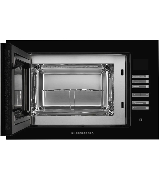 Встраиваемая микроволновая печь Kuppersberg HMW 645 B, 18 л, High-Tech, 700 Вт, 8 программ, черный