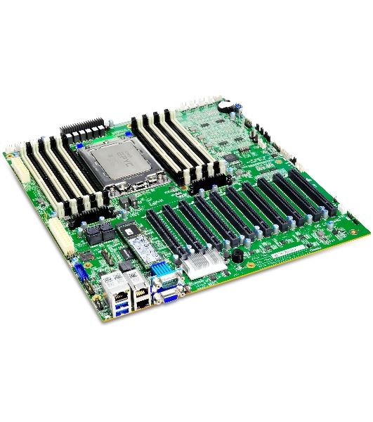 Материнская плата серверная Gooxi G2SERO-B-PK2, SP3, AMD EPYC, 16xDDR4, 2xMiniSAS HD, 1xM.2, 4xPCIe 3.0 x16, 6xPCIe 3.0 x8, 1xVGA, 2x1Gb LAN, 2xUSB-A 5Gbps, 1x3.5 мм, 7.1, E-ATX