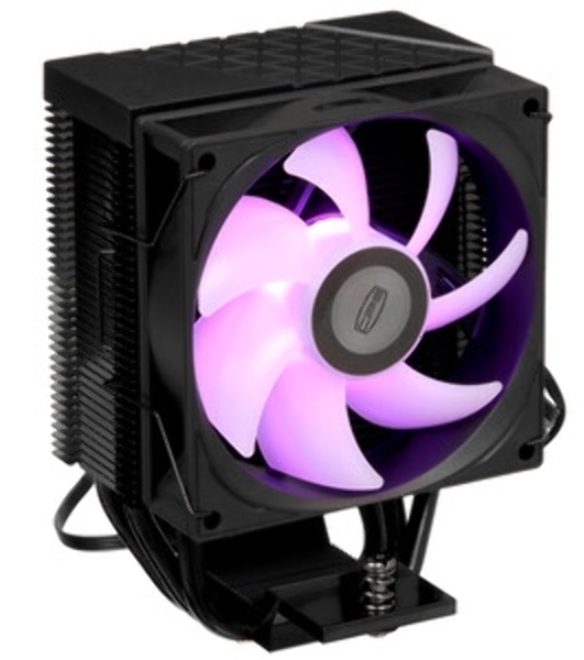 Кулер для процессора PCCooler R300 ARGB BK черный 92мм алюминий+медь 2200rpm 30db 4-pin 150W 133мм