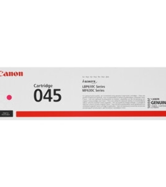 Картридж лазерный Canon 045M пурпурный, 1300 стр., для i-SENSYS MF631/633/635, LBP611