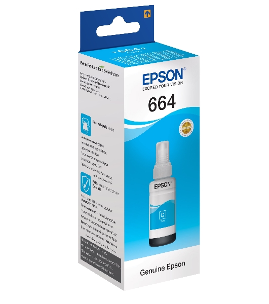 Чернила для Epson C13T66424A Epson L100 (cyan) 70 мл
