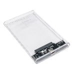 Внешний корпус Gembird EE2-U3S-7 USB 3.0 для 2.5' HDD/SSD порт Type-С, SATA III, пластик, прозрачный, фото6