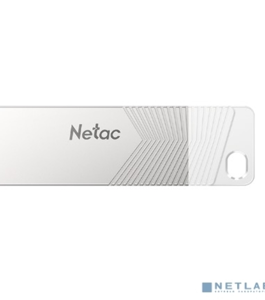 Флешка USB Netac UM1 (NT03UM1N-016G-32PN), 16Gb, USB 3.2, R/W 150/45, серебристый