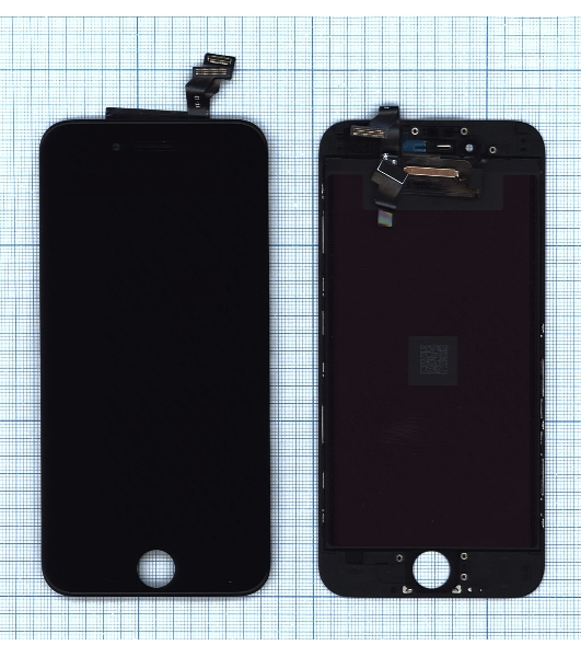 Дисплей Amperin для Apple iPhone 6 в сборе с тачскрином (IPS), черный