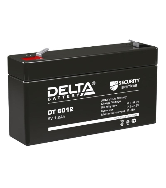 Батарея для ИБП Delta DT 6012 (6V, 1.2Ah)