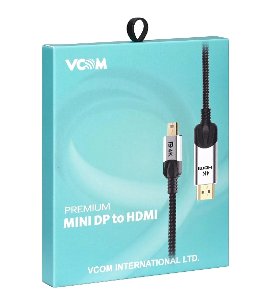 Кабель-переходник miniDisplayPort M-> HDMI M 4K@60Hz 1,5 м VCOM