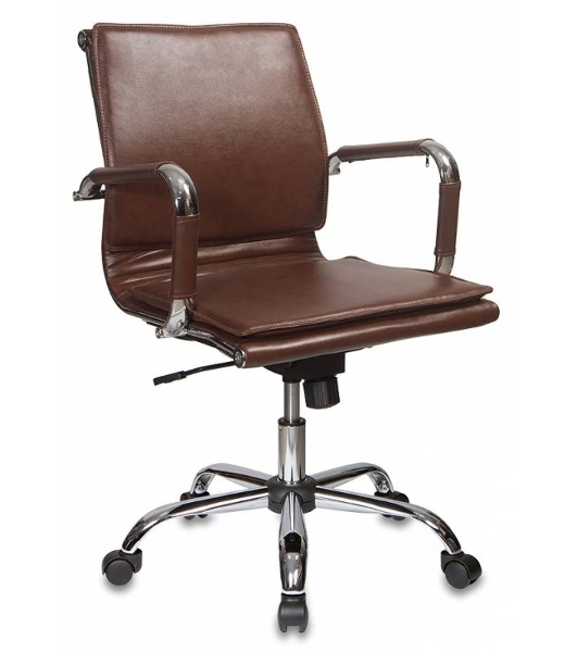 Кресло Бюрократ CH-993-Low/Brown коричневый, экокожа