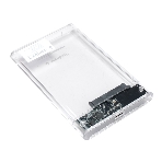 Внешний корпус Gembird EE2-U3S-7 USB 3.0 для 2.5' HDD/SSD порт Type-С, SATA III, пластик, прозрачный, фото5