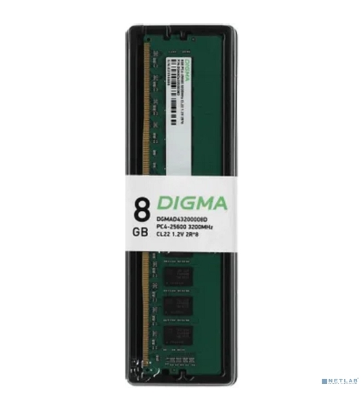 Оперативная память Digma, DDR4, 8GB (1x8GB), 3200MHz, CL22, DIMM