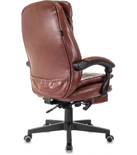 Кресло Бюрократ T-9950MSG-F/BROWN-PU коричневый, экокожа