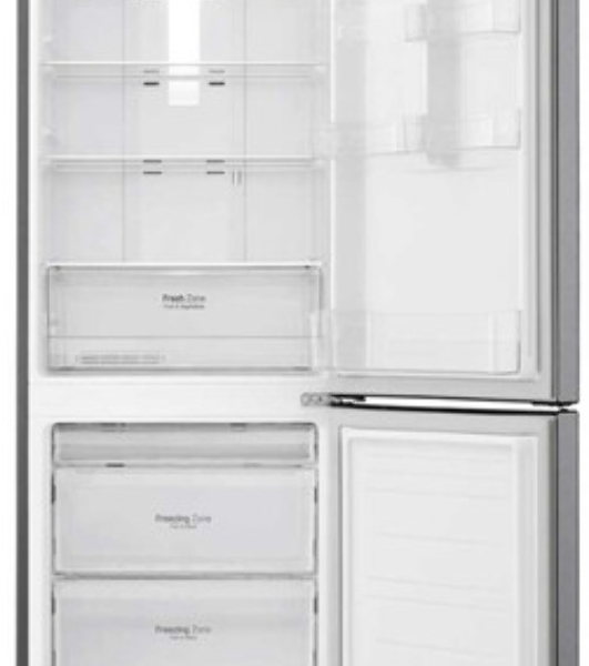 Холодильник LG GA-B419SLGL графит двухкамерный 223/79л морозилка снизу, No Frost