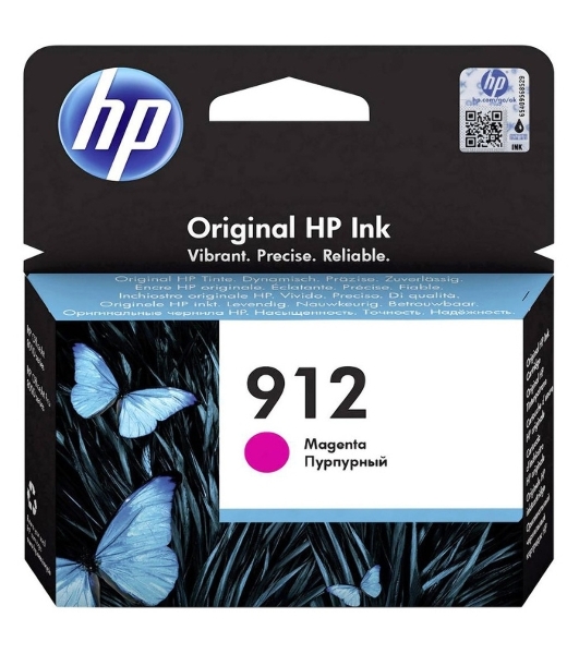 Картридж струйный HP 912 3YL78AE пурпурный (315стр.) для HP OfficeJet 801x/802x