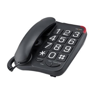 Телефон проводной teXet TX-201 черный