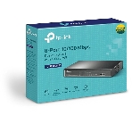 Коммутатор TP-Link 8-Port 10/100Mbps Unmanaged Switch with 4-Port PoE, metal case, desktop mount, PoE budget 41W., фото7