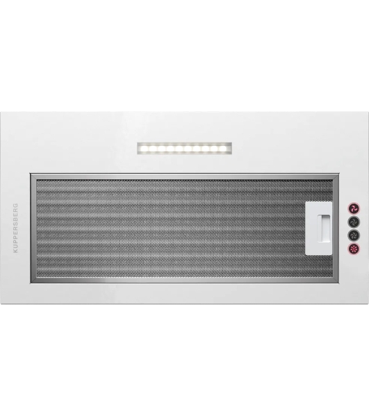 Вытяжка встраиваемая Kuppersberg Intouch 60 W белый, 54 см, 650 куб. м/ч, 41 дБ