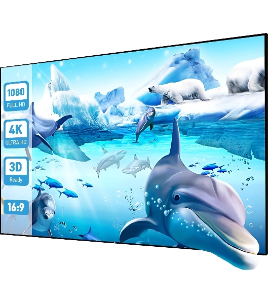 Экран на раме Cactus 127x224см Alr Expert CS-PSALRE-224X127-MM магнитное крепление 16:9 настенный натяжной черный