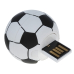 Флешка USB Smartbuy Wild FB (SB16GbFB), 16Gb, USB 2.0, R/W 15/5, белый/черный Футбольный Мяч, фото4