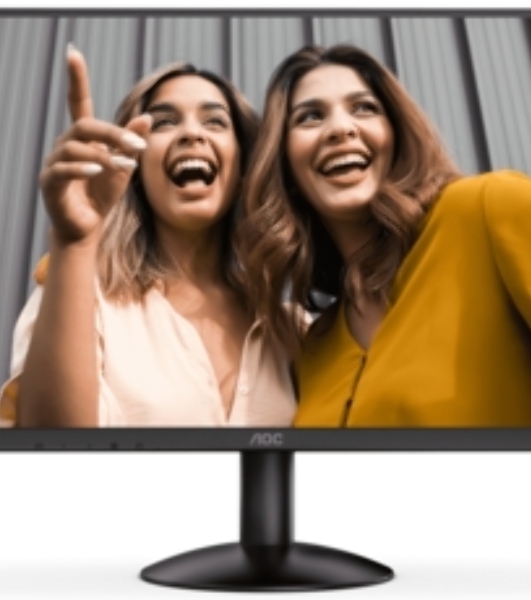 Монитор 23.8' AOC Value Line 24B30HM2 VA 1920x1080, 100 Гц, 4 мс, 16:9, 250 кд/м², HDMI 1.4, VGA, Adaptive-Sync, черный