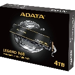 Накопитель SSD ADATA LEGEND 960, 4Tb, PCIe 4.0 x4, M.2 2280, NVMe, R/W 7400/6800, с радиатором, фото2