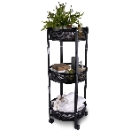 Этажерка Domfy DHC-FC30862 34.2x34.2x83.6 см, d=34.2 см черный, фото12