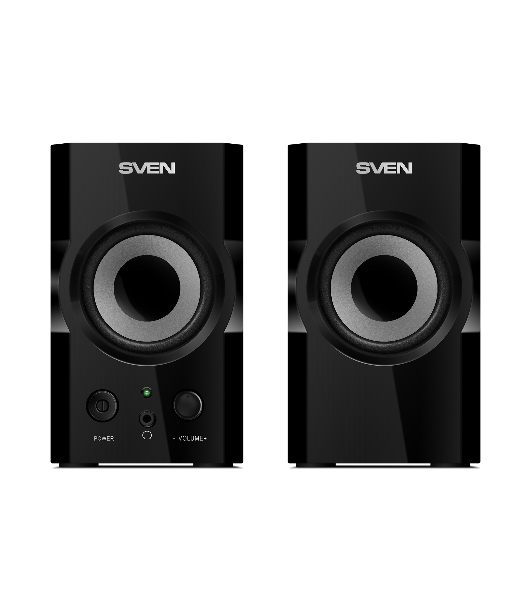 Акустическая система SVEN SPS-606, черный, акустическая система 2.0 (мощность 2x3 Вт(RMS))