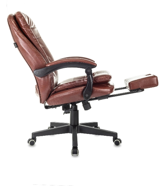 Кресло Бюрократ T-9950MSG-F/BROWN-PU коричневый, экокожа