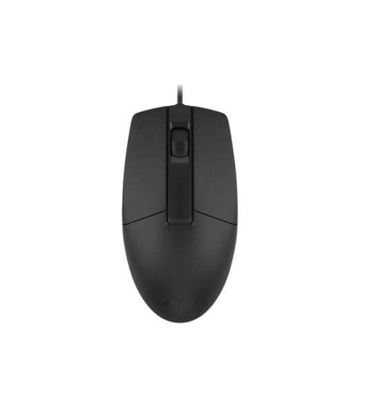 Мышь проводная A4Tech OP-335S черный, 1200 dpi, USB, кнопки - 3