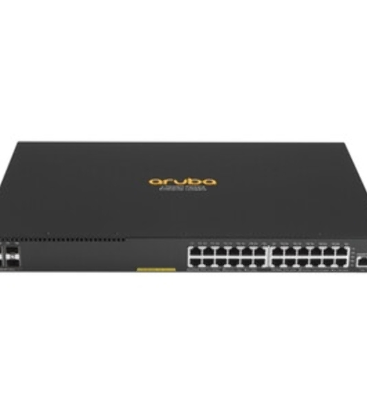 Коммутатор HPE Aruba 2930F 24G PoE+ 4SFP+, 24×1 Гбит/с PoE+ + 4×10 Гбит/с SFP+, управляемый