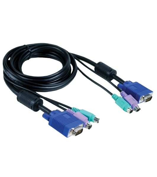 Переключатель D-Link DKVM-CB Кабель KVM длиной 1,8 м с разъемами PS2