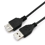 Кабель удлинитель USB 2.0 Гарнизон GCC-USB2-AMAF-1.8M, AM/AF, 1.8м, пакет, фото3