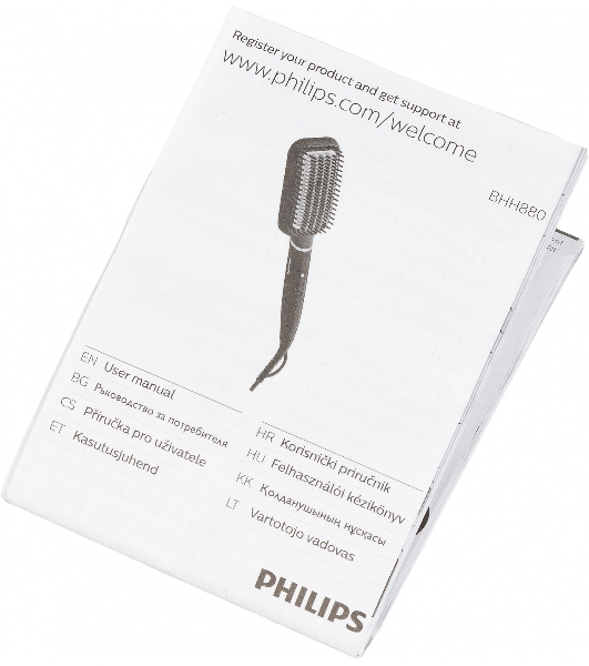 Расческа-выпрямитель Philips BHH880/00