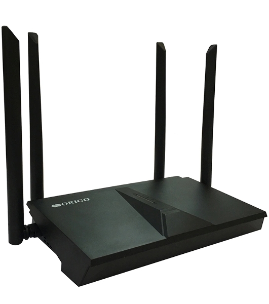 Двухдиапазонный Wi-Fi 6 маршрутизатор AX1800, 1x1000Base-T WAN, 3x1000Base-T LAN, 4 внешние антенны 5 dBi