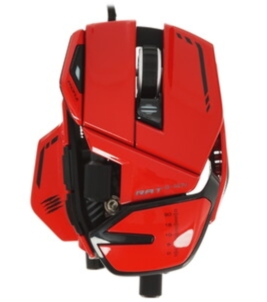 Мышь проводная Mad Catz R.A.T. 8+ ADV красный, 20000 dpi, USB, кнопки - 11