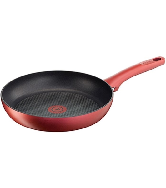 Сковорода Tefal Character C6828375 круглая ручка несъемная (без крышки) красный (2100095439)