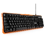 Клавиатура Гарнизон GK-320G проводная, USB Type-A, чёрный, фото3
