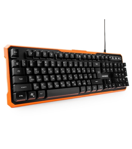 Клавиатура Гарнизон GK-320G проводная, USB Type-A, чёрный