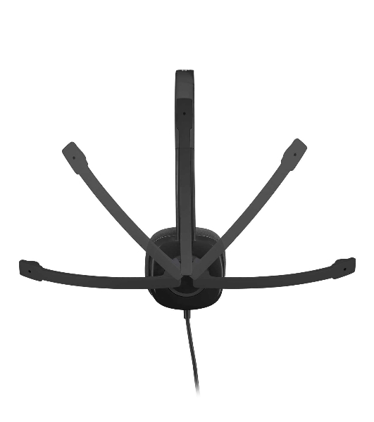 Гарнитура Logitech H151 чёрный, проводная, 3.5 мм