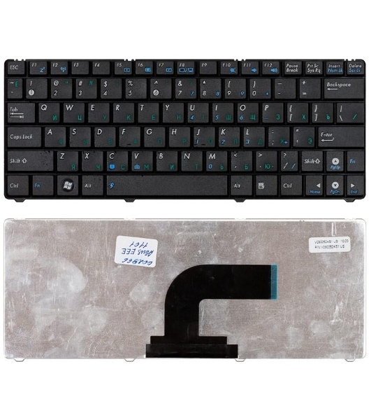 Клавиатура для ноутбука Asus Eee PC 1101 1101HA N10 N10E N10J черная