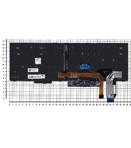 Клавиатура для ноутбука Lenovo ThinkPad T15 черная с подсветкой