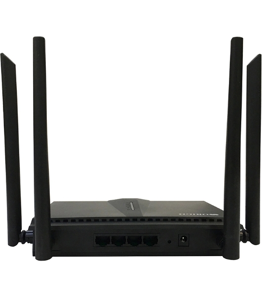 Двухдиапазонный Wi-Fi 6 маршрутизатор AX1800, 1x1000Base-T WAN, 3x1000Base-T LAN, 4 внешние антенны 5 dBi