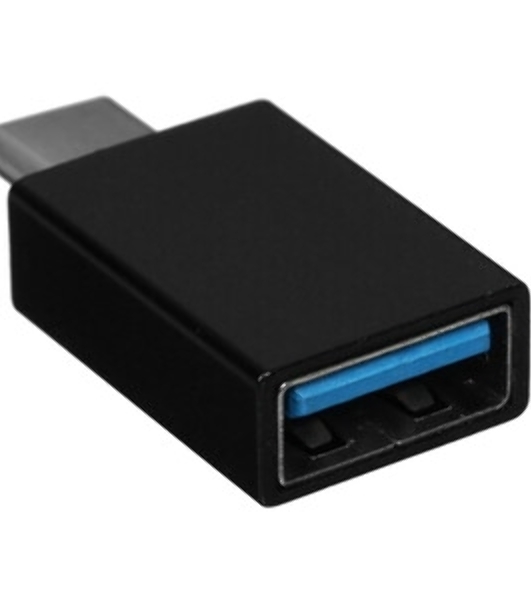 Переходник USB3.0 Гарнизон GCC-A-USB3-CMAF, Type-C(M)/AF, с поддержкой OTG, черный, пакет