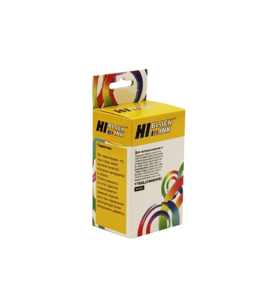 Расходные материалы Hi-Black CN684HE Картридж для HP C5383/C6383/B8553/D5463, №178XL (Hi-Black) new, CN684HE, BK      