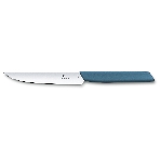 Нож кухонный Victorinox Swiss Modern (6.9006.122) стальной для стейка лезв.120мм прямая заточка синий, фото2