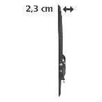 Кронштейн для телевизора Hama 00220809 черный, 32'-65' макс. 35 кг, настенный, фиксированный, фото4