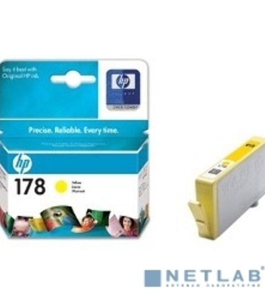 Картридж струйный HP №178 CB320HE желтый для HP C5383/C6383/B8553/D5463 (300 стр.)