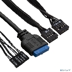 Компьютерный корпус Miditower ExeGate AA-440U-AA400 (ATX, AA400 8 см, 2*USB+1*USB 3.0, аудио, черный), фото7
